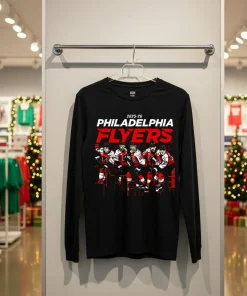 2025 26 Philadelphia Flyers team players skyline T funy colorful t-shirt