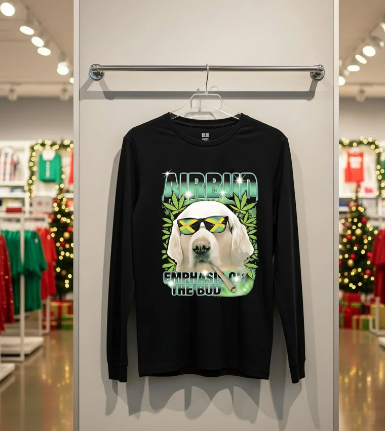 Airbud Emphasis On The Bud Dod - back-t-shirt Airbud Emphasis On The Bud Dod Back T Shirt