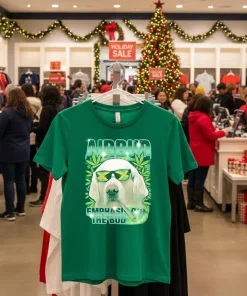 Airbud Emphasis On The Bud Dod funy colorful t-shirt