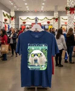 Airbud Emphasis On The Bud Dod funy colorful t-shirt