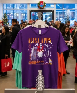 Alisa Apps Killer On The Mic Murderer In The Ring T   Purple T Shirt