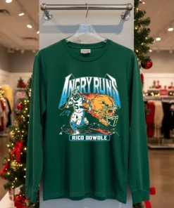 Angry Runs 2025 Panthers Rico Dowdle funy colorful t-shirt