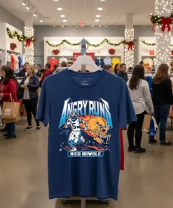 Angry Runs 2025 Panthers Rico Dowdle funy colorful t-shirt