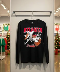 Atlanta Braves Nutmeg Breakthrough Back T Shirt