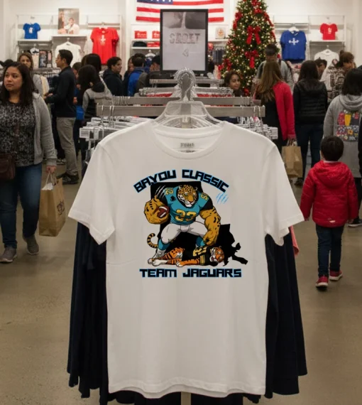 Bayou Classic Team Jaguars Game Day   White T Shirt