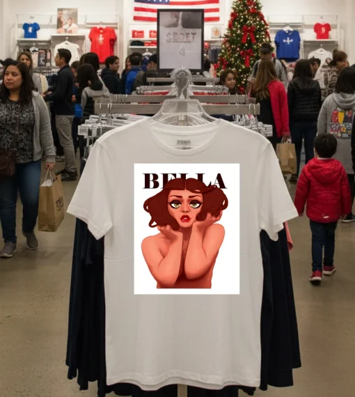 Bella Art From Rocky Flintstone   White T Shirt