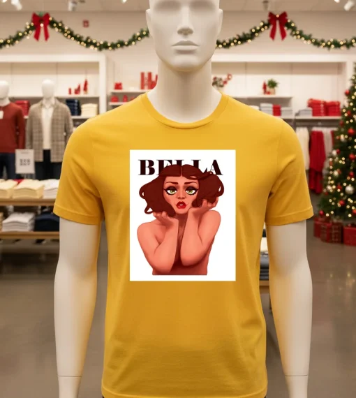 Bella Art From Rocky Flintstone   Yellow T Shirt