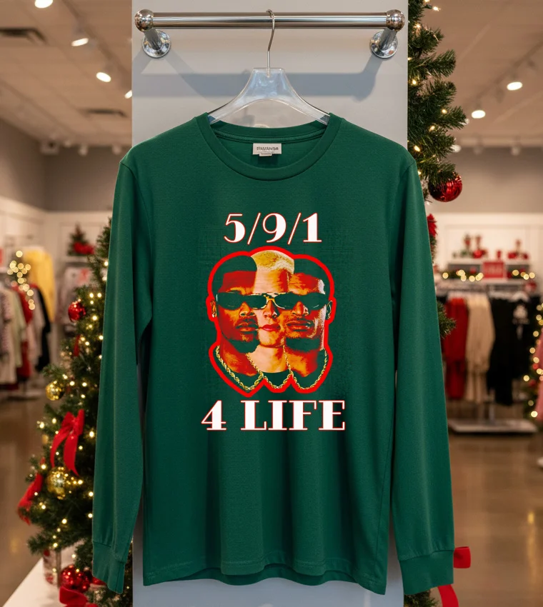 Bengals Brews Tiger 5 9 1 4 Life T - green-t-shirt Bengals Brews Tiger 5 9 1 4 Life T Green T Shirt