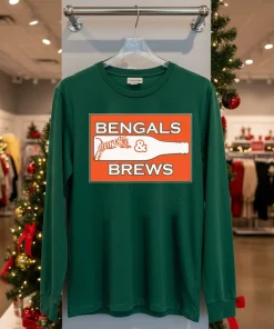 Bengals Tiger Beer And Brews Logo T   Green T Shirt