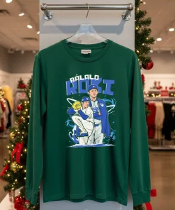 Báilalo Roki Los Angeles Dodgers   Green T Shirt