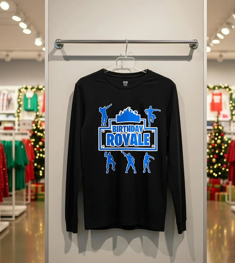 Birthday Royale - back-t-shirt Birthday Royale Back T Shirt