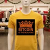 Bitcoin Is The Real King   Yellow T Shirt