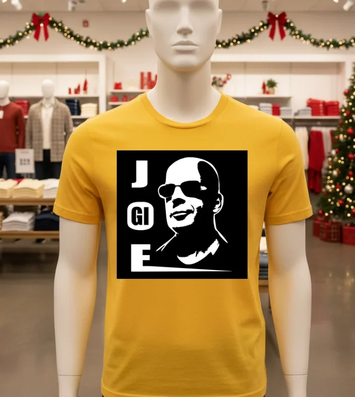 Bruce Willis Joe   Yellow T Shirt