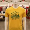 Christmas Believe Merry Christmas T   Yellow T Shirt