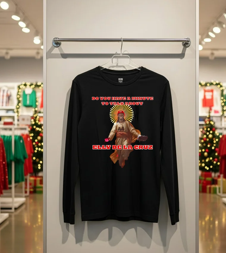 Cincinnati Reds Elly Christ La Cruz Do You Have A Minute To Talk About - back-t-shirt Cincinnati Reds Elly Christ La Cruz Do You Have A Minute To Talk About Back T Shirt