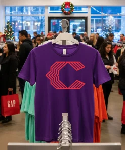 Cincinnati Reds Reds City Connect   Purple T Shirt