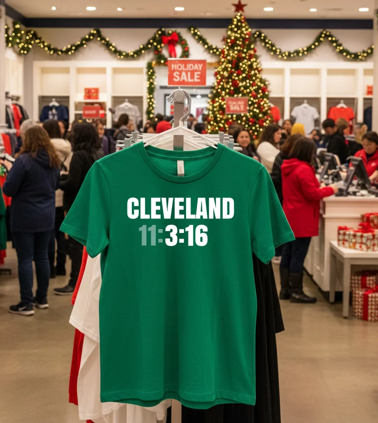 Cleveland 11 3 16 - green-t-shirt Cleveland 11 3 16 Green T Shirt