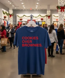Cookies Over Brownies   Navy T Shirt
