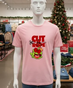 Cut The Rope Om Nom Video Games   Pink T Shitr