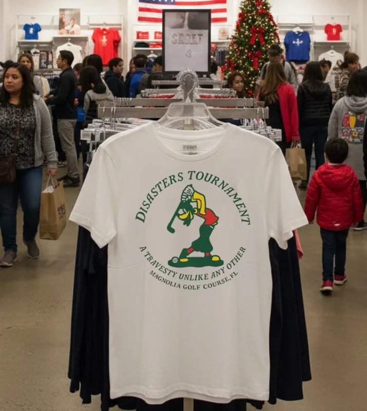 Davies Disasters Tourname A Travesty Unlike Any Other Magnolia Golf Course   White T Shirt