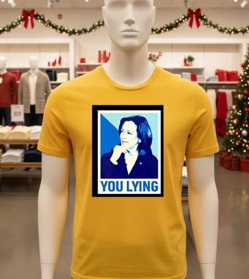 Debate 2024 I Know You Lying Kamala Harris   Yellow T Shirt