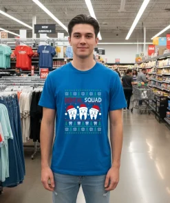 Dental Squad Funny Christmas Dentist funy colorful t-shirt