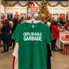 Deplorable Garbage For Trump Green T Shirt