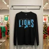 Detroit Lions Nfl Football Retro Graphic Back T Shirt