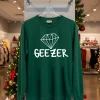 Diamond Geezer Logo   Green T Shirt