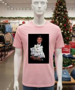 Donald Trump Money Graphic   Pink T Shitr