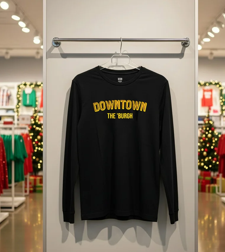 Downtown The Burgh - back-t-shirt Downtown The Burgh Back T Shirt
