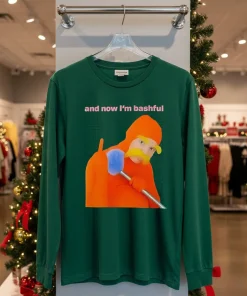 Dr. Seuss And Now I M Bashful Lorax Meme   Green T Shirt