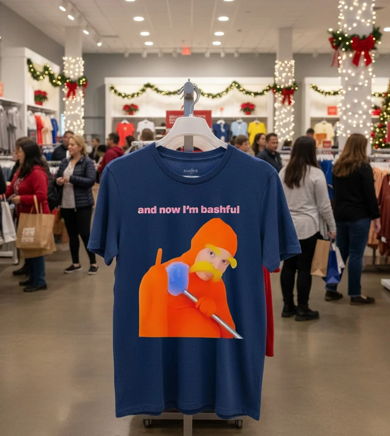 Dr. Seuss And Now I M Bashful Lorax Meme - navy-t-shirt Dr. Seuss And Now I M Bashful Lorax Meme Navy T Shirt