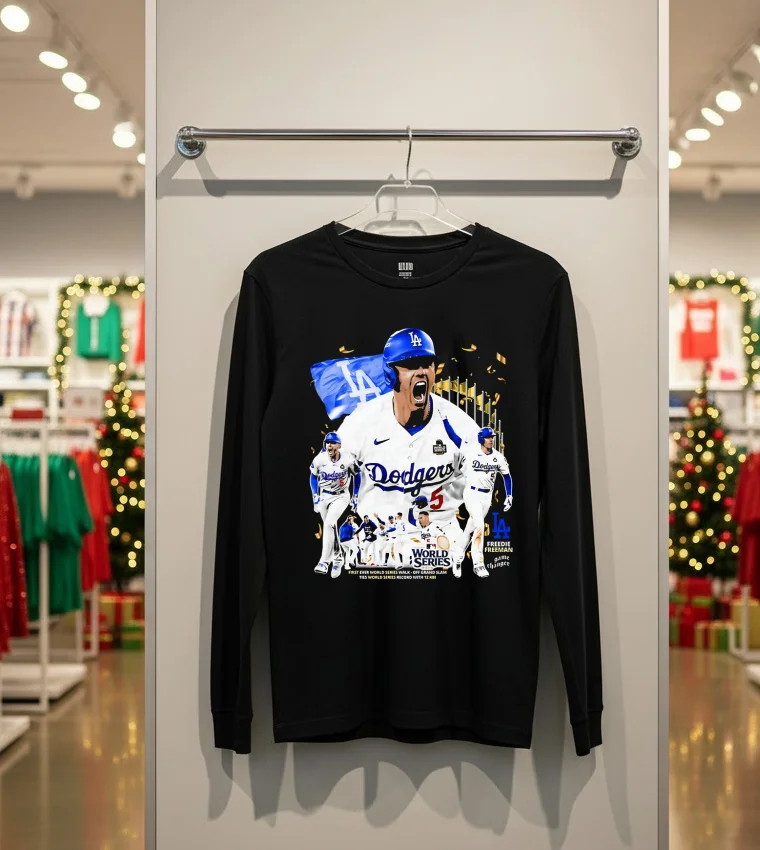 Freeman Scream Graphic La Dodgers Mvp World Series 2024 - back-t-shirt Freeman Scream Graphic La Dodgers Mvp World Series 2024 Back T Shirt