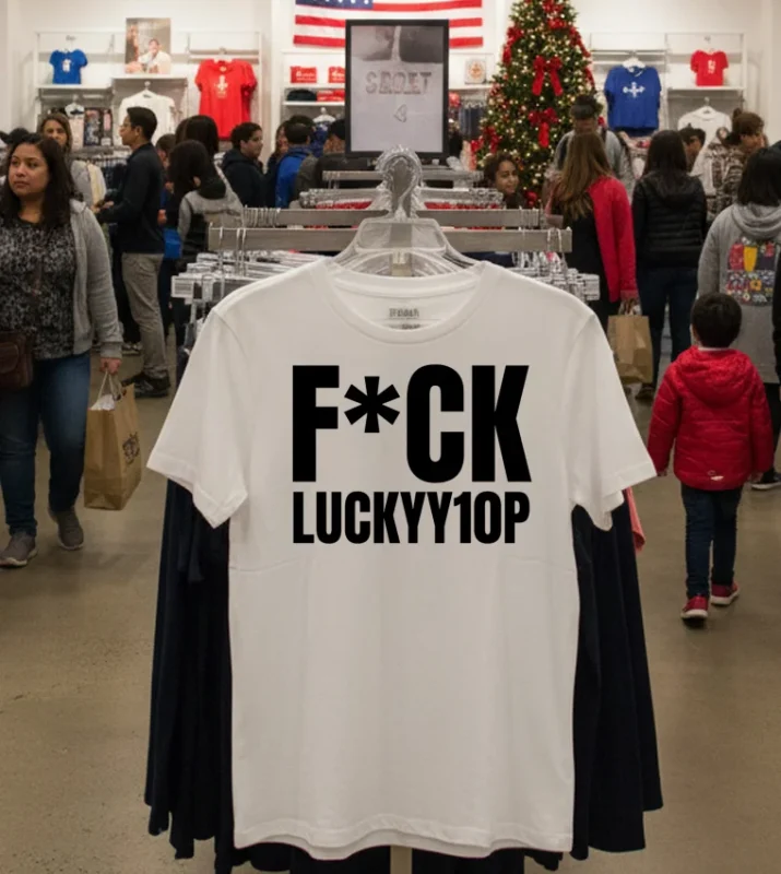 Fuck Luckyy1Op   White T Shirt
