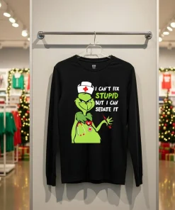 Get Festive with our Retro Grinch Perfect Holiday Christmas Attire funy colorful t-shirt