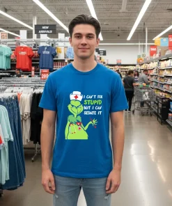 Get Festive with our Retro Grinch Perfect Holiday Christmas Attire funy colorful t-shirt