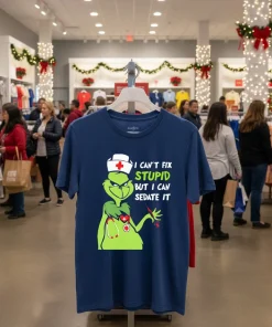 Get Festive with our Retro Grinch Perfect Holiday Christmas Attire funy colorful t-shirt