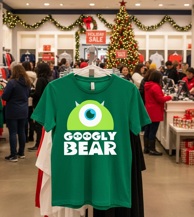 Googly Bear And Schmoopsie Poo Couple - green-t-shirt Googly Bear And Schmoopsie Poo Couple Green T Shirt