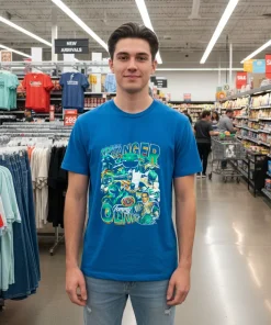 Green Ranger Tommy Oliver Superman graphic funy colorful t-shirt