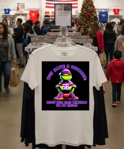 Grinch You Have 2 Choices Root For The Vikings Or Be Quiet Christmas   White T Shirt