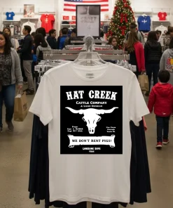 Hat Creek We Don T Rent Pigs Lonesome Dove Texas   White T Shirt