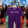 Henry Miller Text Retro Purple T Shirt