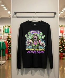 Howl O Scream One Song One Curse One Final Breath Halloween T   Back T Shirt