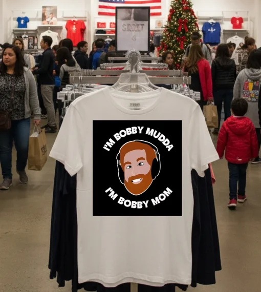 I M Bobby Mudda I M Bobby Mom   White T Shirt