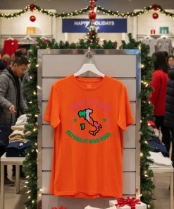 I Was Italian Before It Was Cool map T funy colorful t-shirt