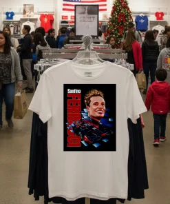 Indycar Series Santino Ferrucci Graphic   White T Shirt