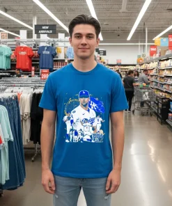 Jack Flaherty throw the ball graphic LA Dodgers mvp world series 2024 funy colorful t-shirt