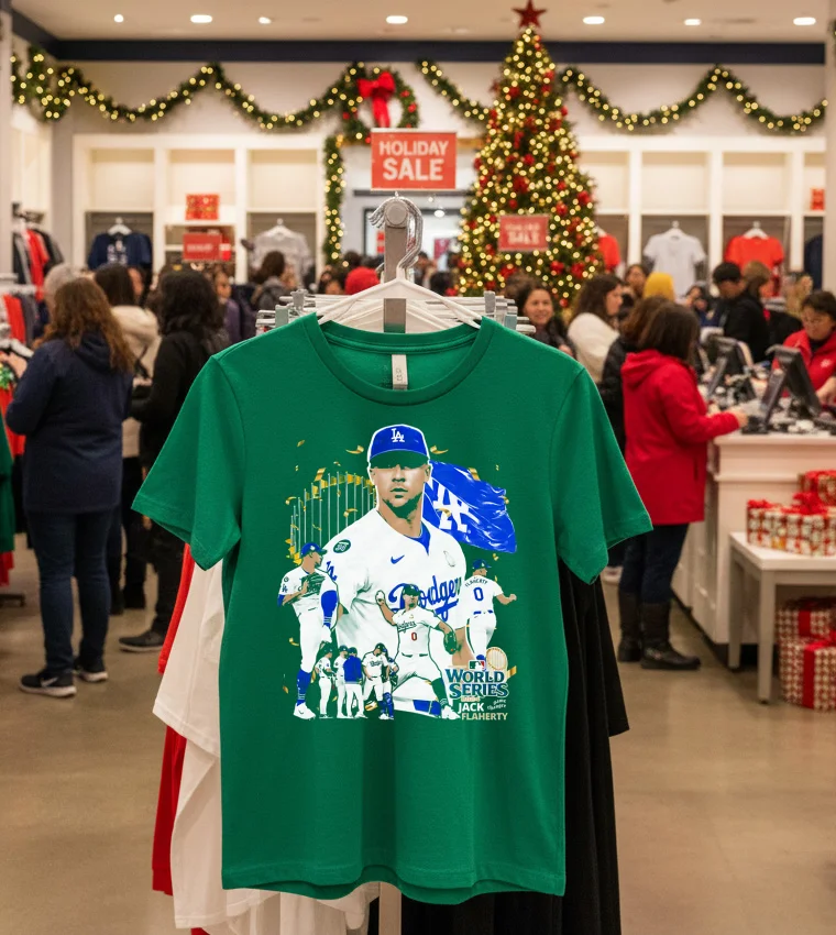 Jack Flaherty Throw The Ball Graphic La Dodgers Mvp World Series 2024 - green-t-shirt Jack Flaherty Throw The Ball Graphic La Dodgers Mvp World Series 2024 Green T Shirt