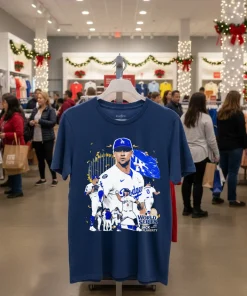 Jack Flaherty throw the ball graphic LA Dodgers mvp world series 2024 funy colorful t-shirt